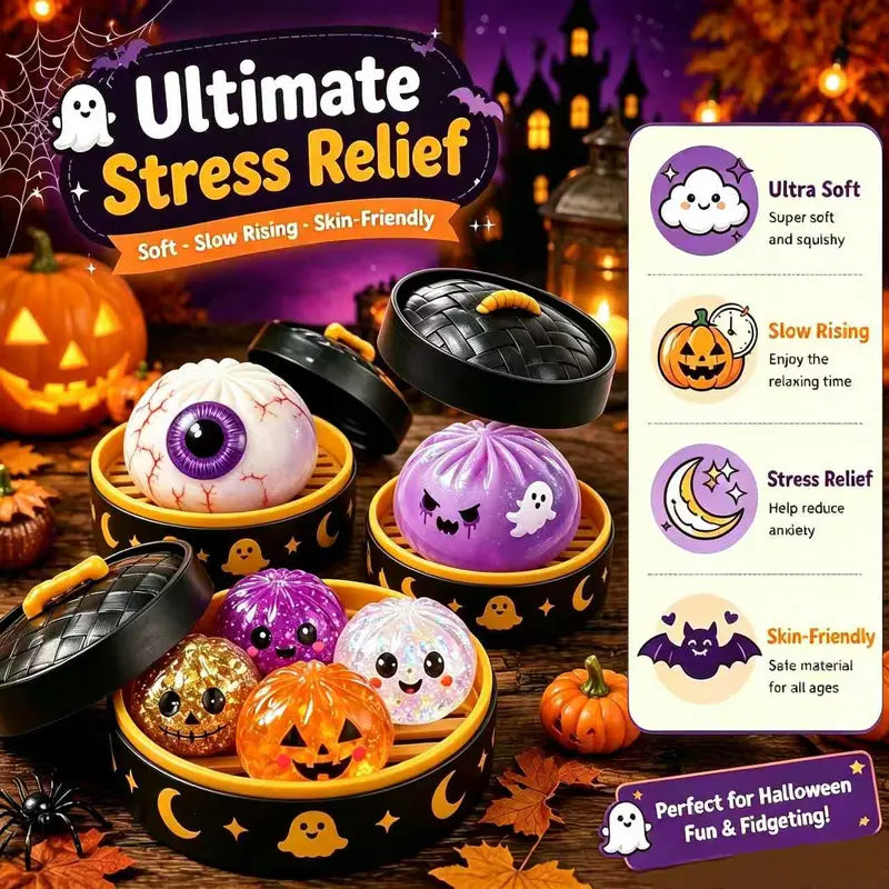 Cute Halloween Ghost Squishy Fidget Toys