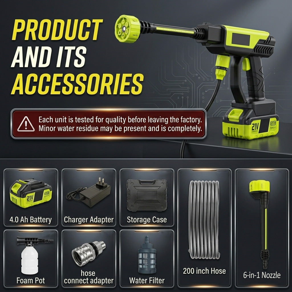TurboClean Cordless Pressure Washer