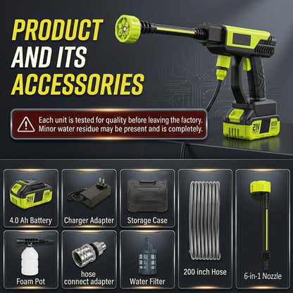 TurboClean Cordless Pressure Washer